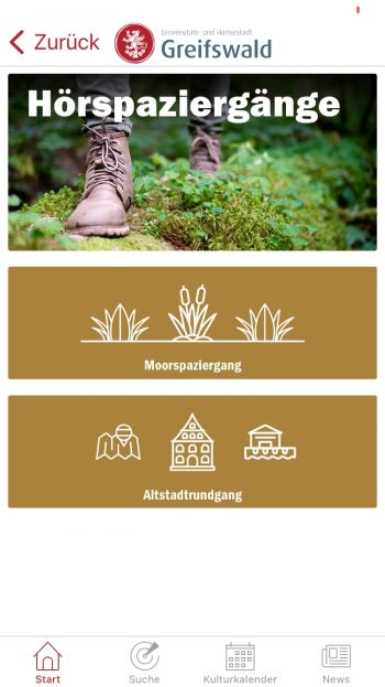Hörspaziergang in GreifswaldApp